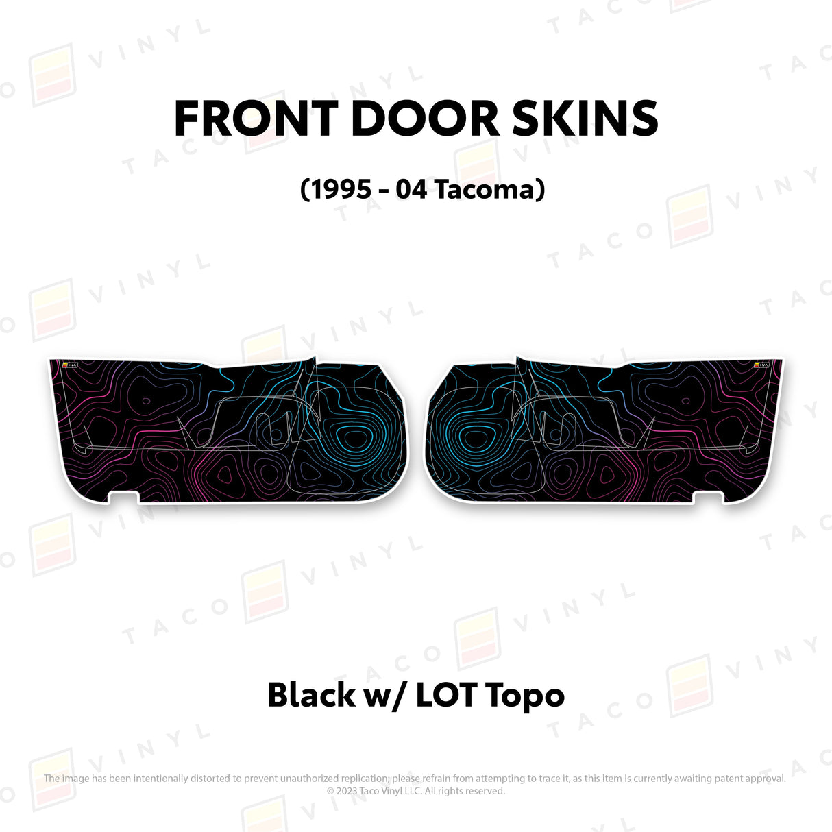 2010-24 4Runner Door Skins (Lower Section)