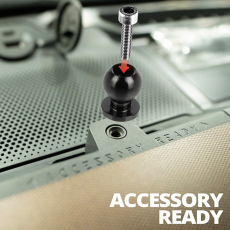 LINK™ GoPro/Action Camera Mount | Accessory Ready Dash and Grab Handle Compatible | 2021+ Ford Bronco | 7.5"-9.25" Telescoping Arm