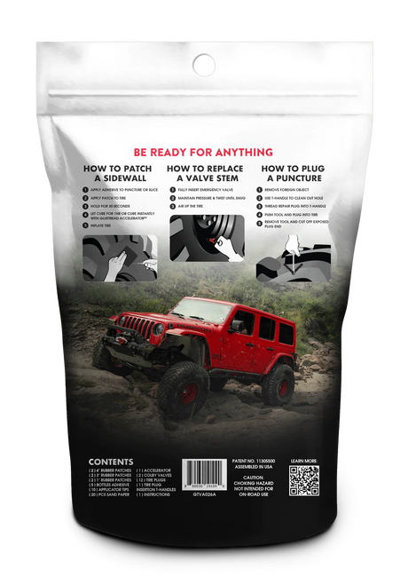 GLUETREAD COMPETE TIRE REPAIR KIT