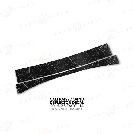 Cali Raised Wind Deflector Decal