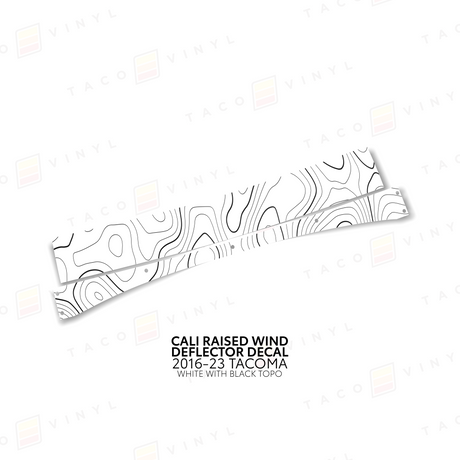 Cali Raised Wind Deflector Decal
