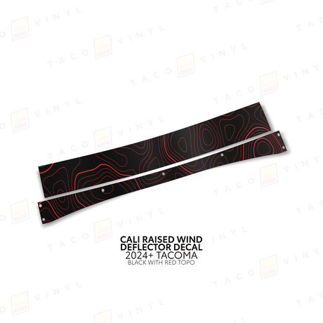 Cali Raised Wind Deflector Decal