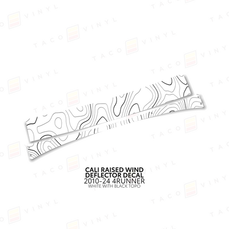 Cali Raised Wind Deflector Decal