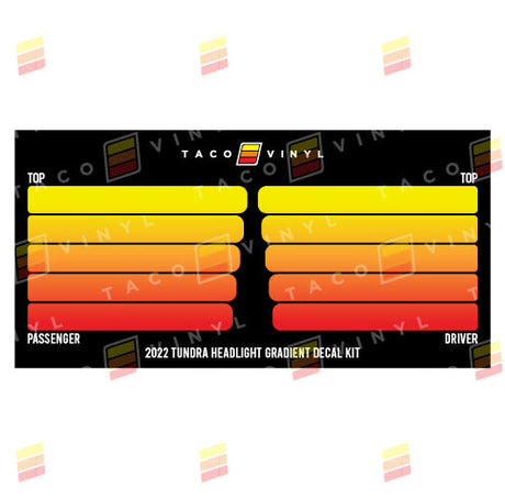 2022+ Tundra Grille Rib Decal