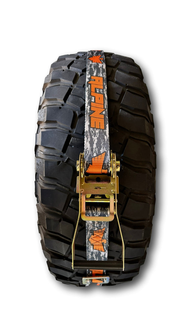 Storm Camo Tire Tie Down (Single Strap)