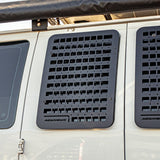 Ford E350 Passenger Side Window Molle GRIDS (Left Barn Door)