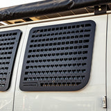Ford E350 Passenger Side Window Molle GRIDS (Right Barn Door)