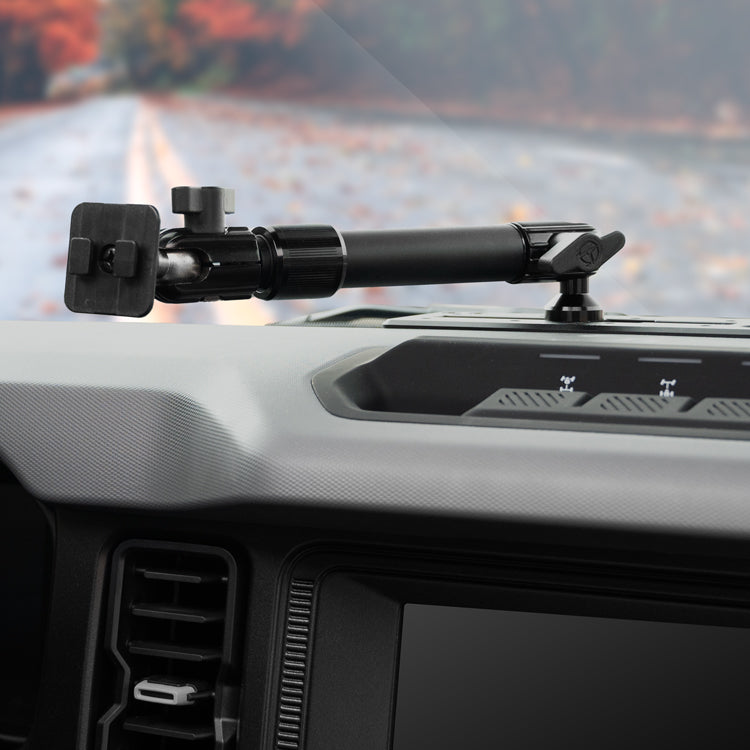 Dual-T Holder | 7.5"-9.25" Telescoping Arm | 20mm Fast Track  Ball