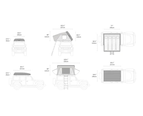 iKamper Skycamp 3.0 Rooftop Tent