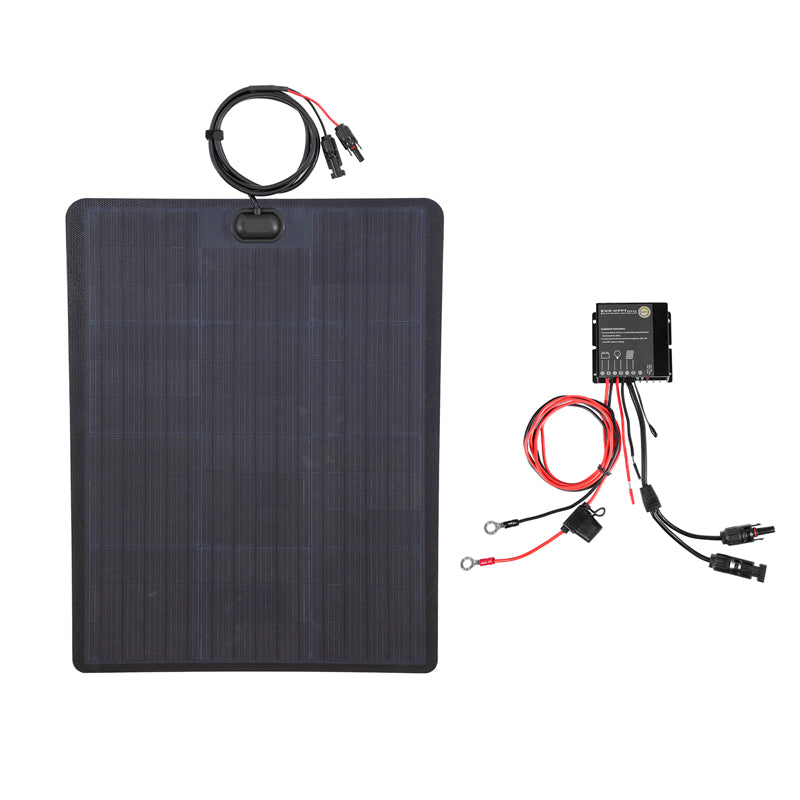 Dodge Ram 1500 4th Gen (2009-2018) Lensun 60W Hood Flexible Solar Panel