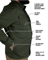 Echo Bravo LS Shirt - Army