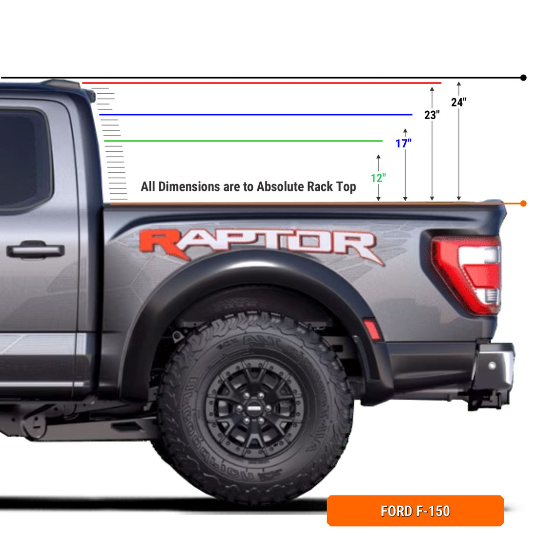 XTR3 Custom Bed Rack - Ford F-150