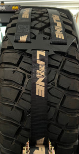 Alpine Double Eagle Straps- Gold and Black (single strap)