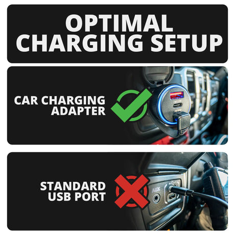 2021+ Ford F-150/Raptor & 2023+Super Duty LINK™ Vent Mount Bracket With Qi2.2/MagSafe Charging and Cooling Phone Holder | Choose Your Arm Length