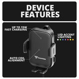 2024+ Jeep Wrangler JL & Gladiator JT (Not Compatible With 4xe) Tackform Slim Track Dash Bracket With MagSafe Charging Phone Mount | Passenger Side
