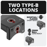 2024+ Toyota Tacoma (8" & 14" Screen) & 2025+ Toyota 4Runner LINK™ Dash Clip with Qi2.2/MagSafe Charging & Cooling Phone Holder