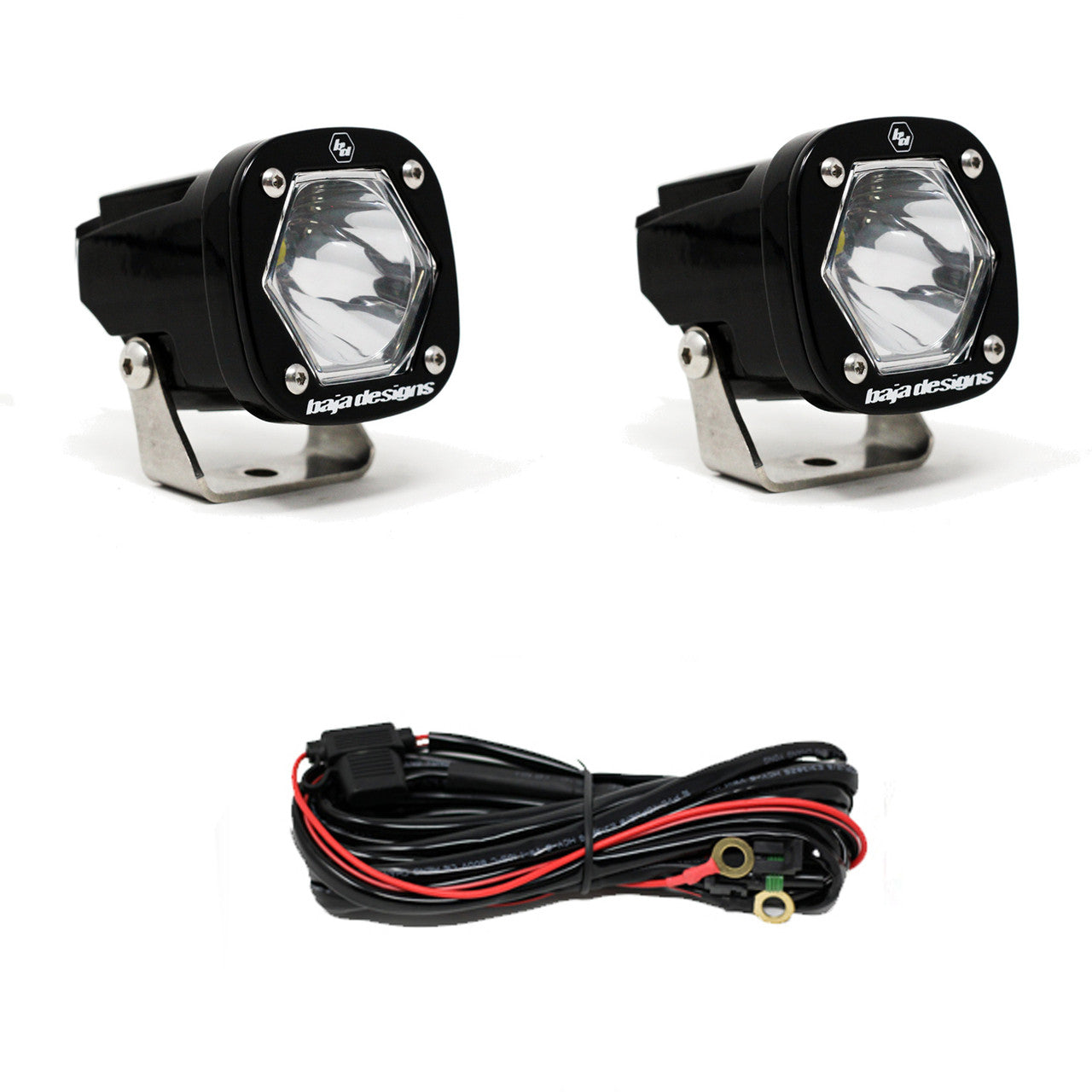 Baja Designs S1 Black LED Auxiliary Light Pod Pair - Universal