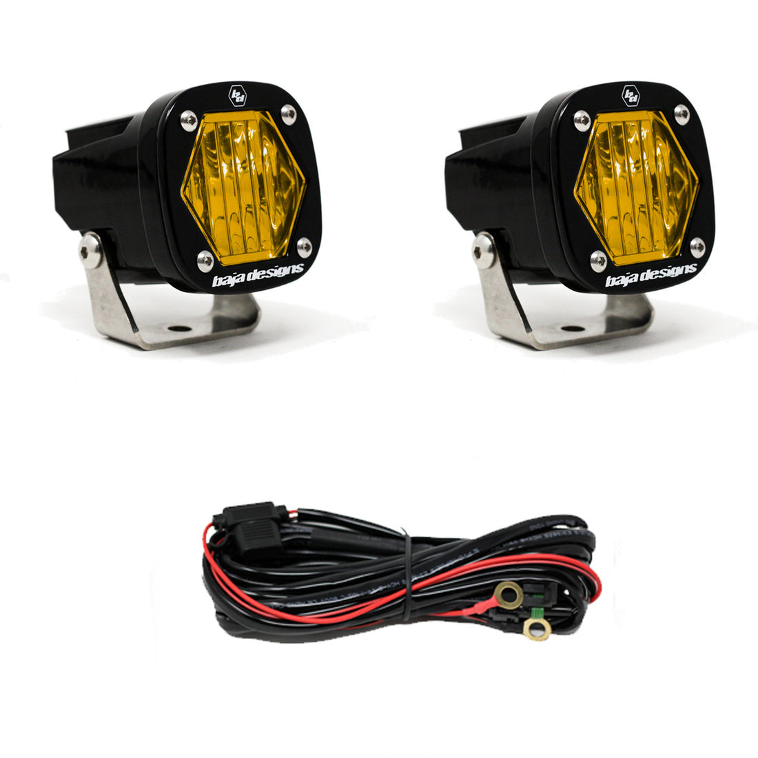 Baja Designs S1 Black LED Auxiliary Light Pod Pair - Universal