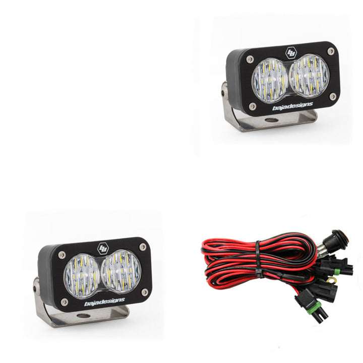 Baja Designs S2 Sport Black LED Auxiliary Light Pod Pair - Universal