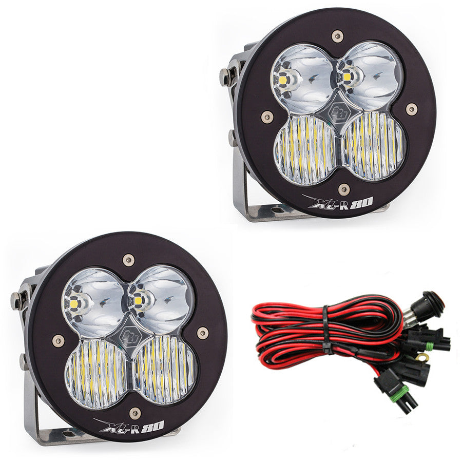 Baja Designs XL-R 80 LED Auxiliary Light Pod Pair - Universal