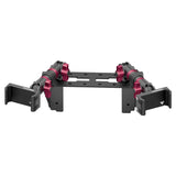 2022 Ford Super Duty (Compatible With 12” Screen ONLY) Tackform Fast Track Dash Bracket With Dual 20LITE Phone Mounts