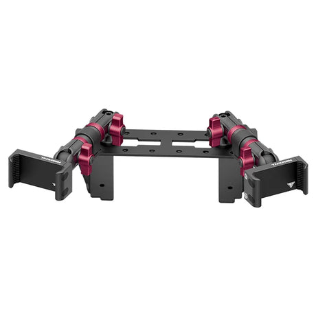 2022 Ford Super Duty (Compatible With 12” Screen ONLY) Tackform Fast Track Dash Bracket With Dual 20LITE Phone Mounts