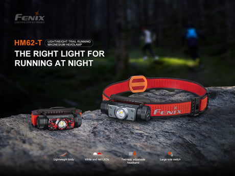 Fenix HM62-T Lightweight Trail Running Headlamp