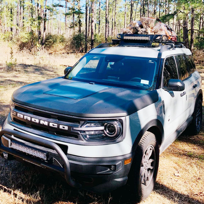 Ford Bronco Sport (2021-Present) Lensun 65W 12V Hood Flexible Solar Panel