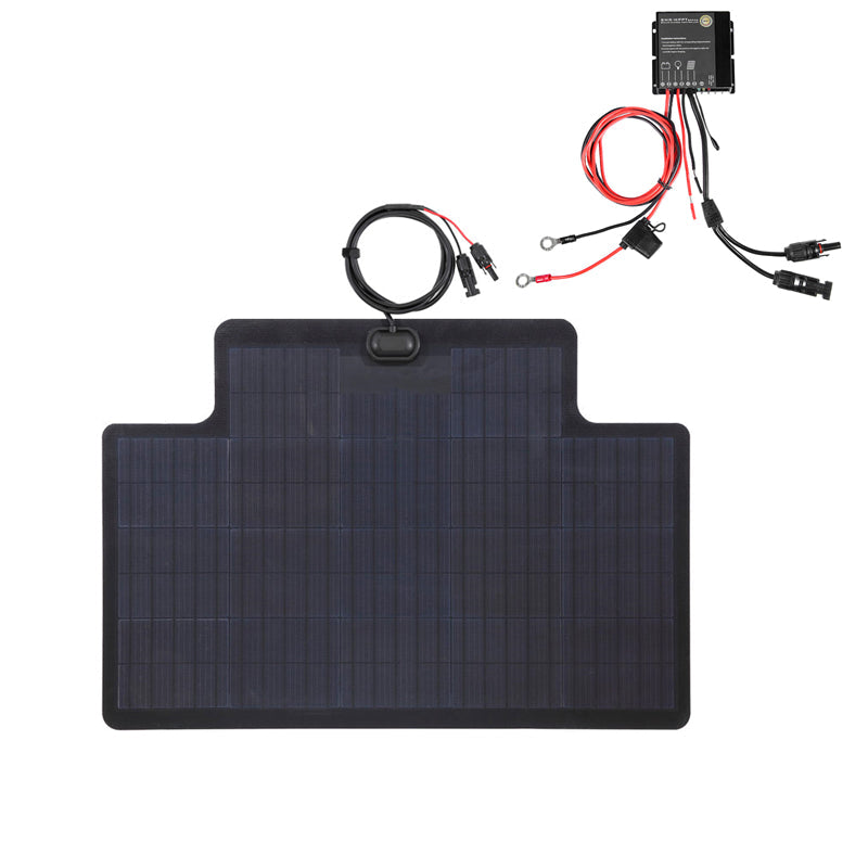 Ford Escape 2nd Gen (2008-2011) Lensun 75W 12V Hood Flexible Solar Panel