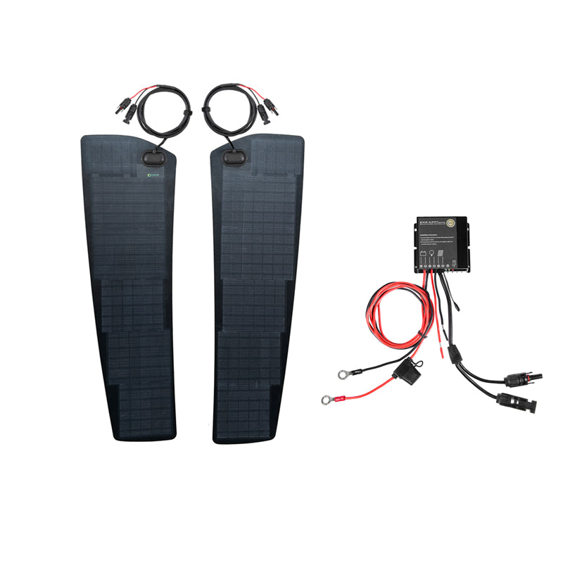Ford F-150 Raptor (2018-Present) Lensun 70W Hood Flexible Solar Panel