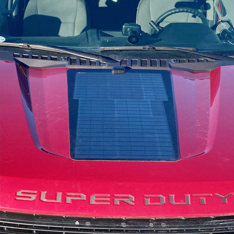 Ford Super Duty 4th Gen(2017-2022) Lensun 65W Hood Flexible Solar Panel
