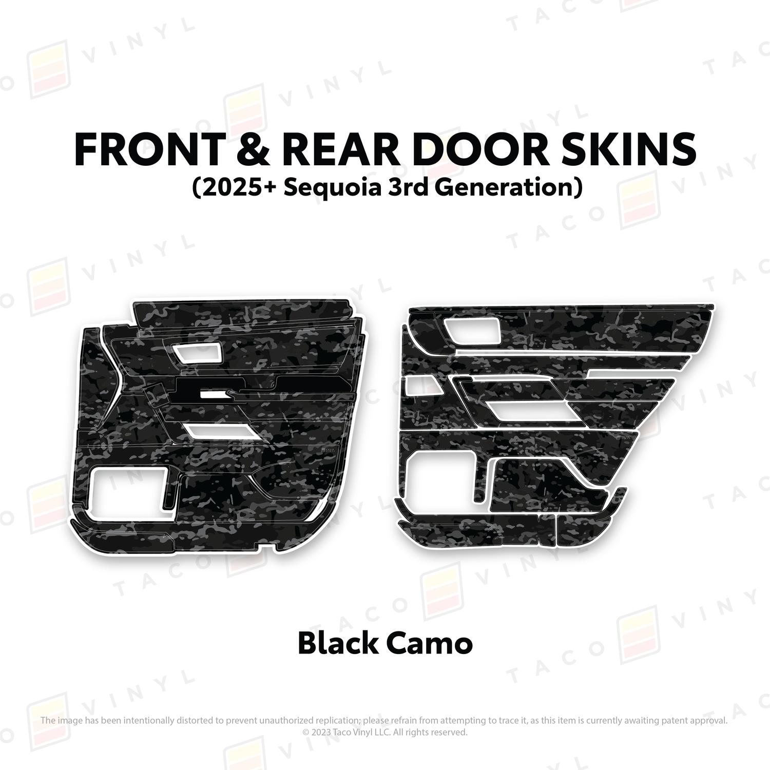 2023+ Sequoia Door Skins