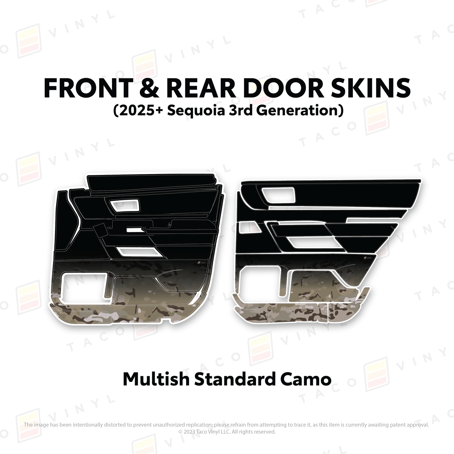2023+ Sequoia Door Skins