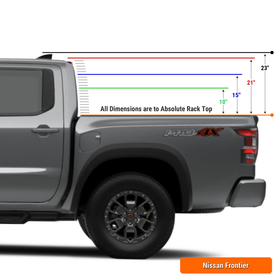 XTR1 Build-Your-Own Bed Rack - Nissan Frontier