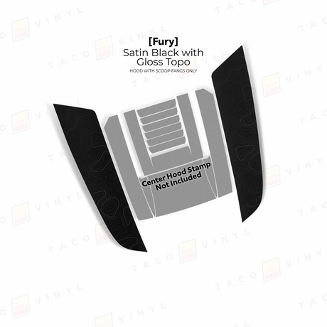 2024+ Tacoma/2025+ 4Runner Fury Hood Scoop Stamp