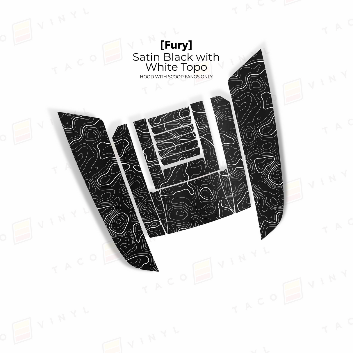 2024+ Tacoma/2025+ 4Runner Fury Hood Scoop Stamp