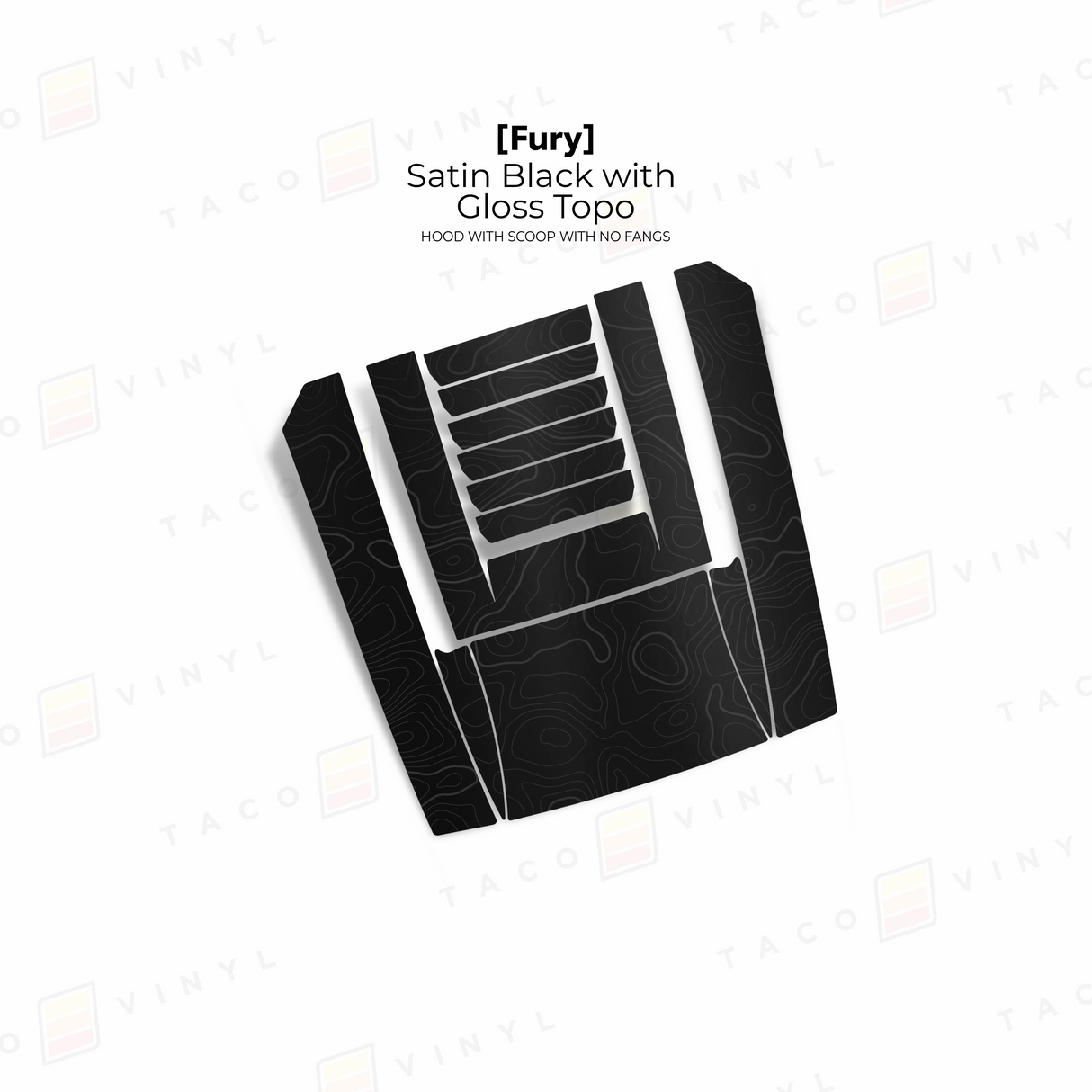 2024+ Tacoma/2025+ 4Runner Fury Hood Scoop Stamp