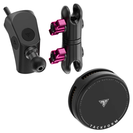 2024+ Jeep JL, Gladiator, and 4XE LINK™ Grab Handle Mount With Qi2.2/MagSafe Charging & Cooling Phone Holder | 3.5" Arm