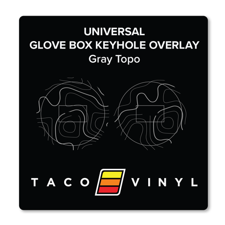 Glove Box Key Blackout