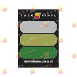 Taco Vinyl Pro Grille Decals