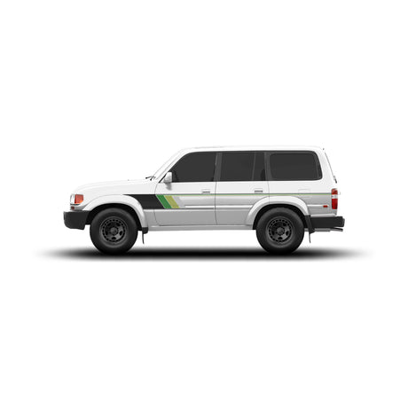 80 Series Land Cruiser Checkered Stripe Kit