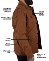 Heston Chore Coat - Black