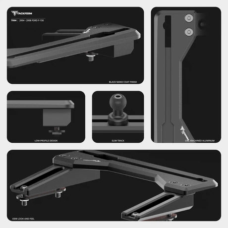 2004-2008 Ford F-150 Tackform Slim Track Dash Bracket With 20LITE Phone Mount