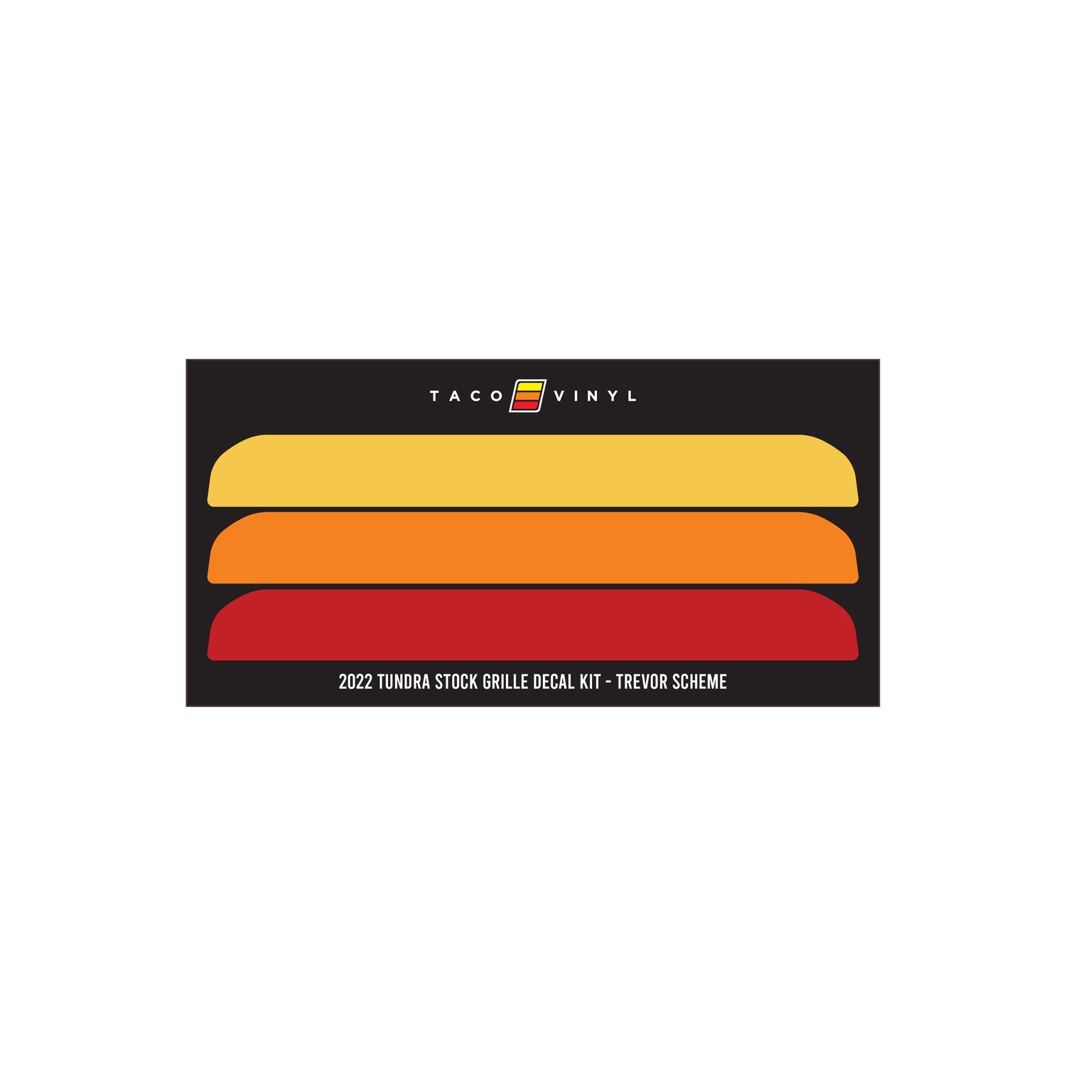 2022+ Tundra Offroad Grille Decal