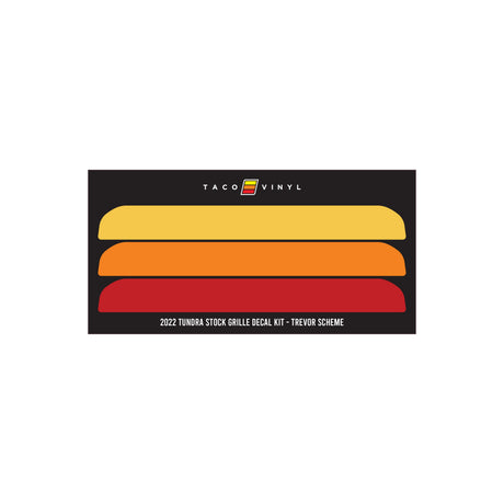 2022+ Tundra Offroad Grille Decal