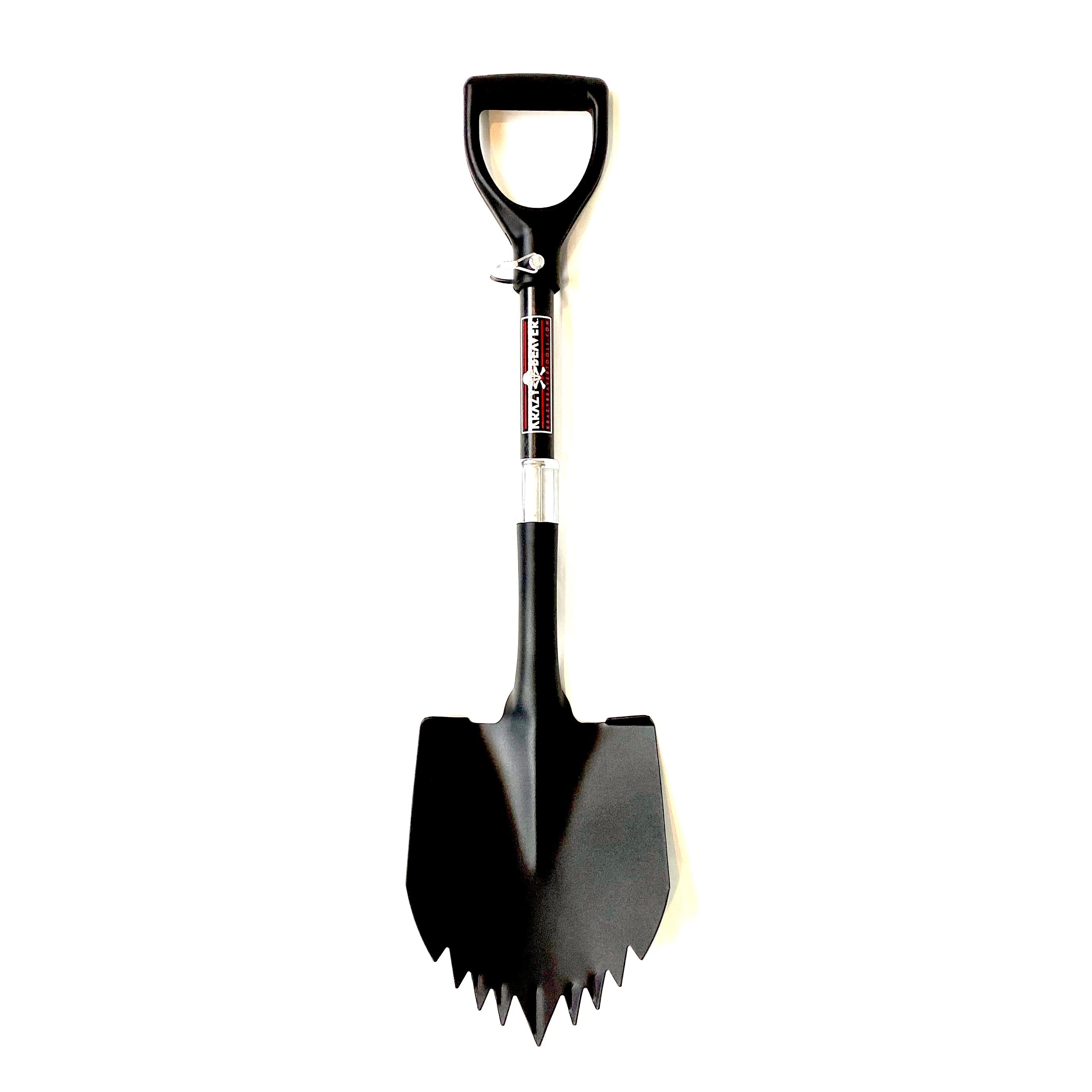 ATV / UTV Krazy Beaver Shorty Shovel (Textured Black Head / Black Handle)