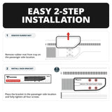 2024+ Jeep Wrangler JL & Gladiator JT (Not Compatible With 4xe) Tackform Slim Track Dash Bracket With MagSafe Charging Phone Mount | Passenger Side