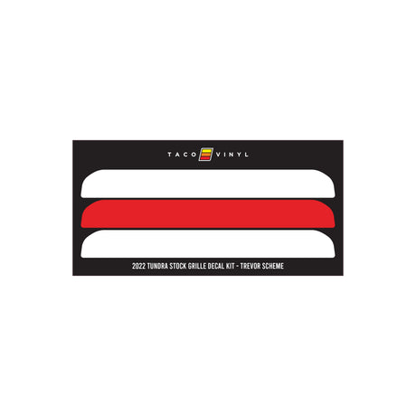 2022+ Tundra Offroad Grille Decal