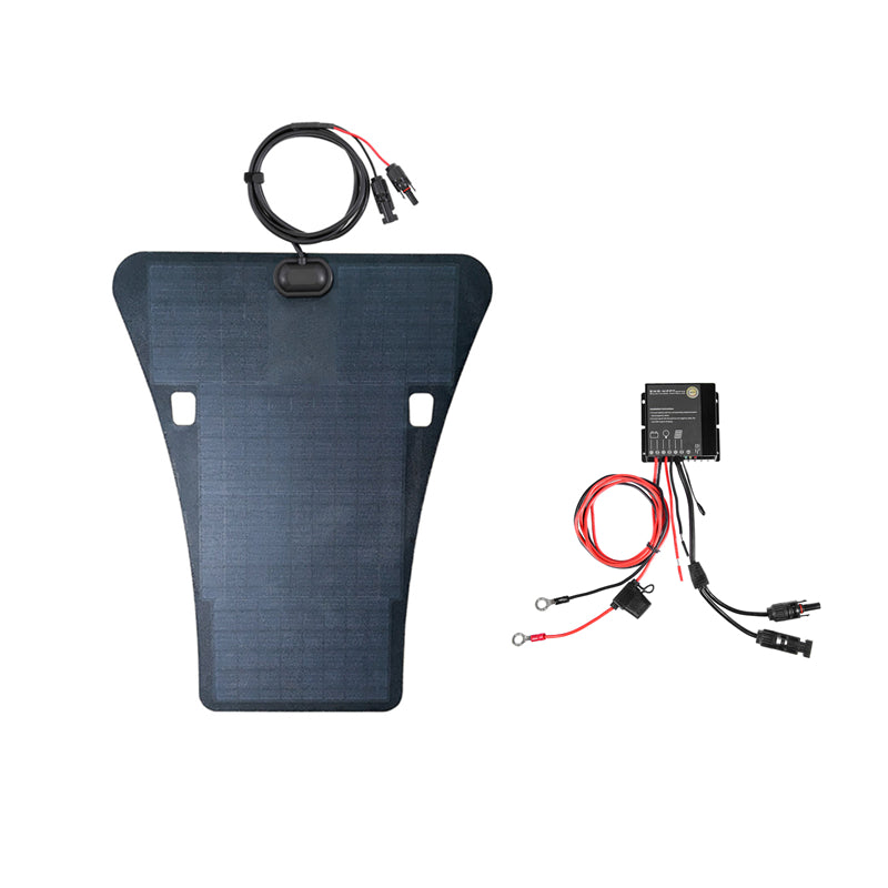 Jeep Wrangler JK JKU, Hard Rock, Recon(2007-2018) Lensun 40W Hood Flexible Solar Panel