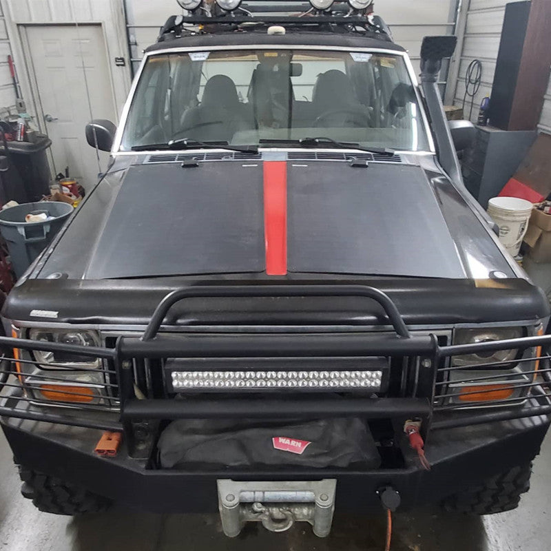 Jeep Cherokee XJ (1984-2001) Lensun 140W Hood Flexible Solar Panel